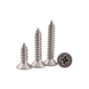 Suleve M5SP2 100 Pcs M5 304 En Acier Inoxydable Croix À Tête Plate Tête Autotaraudeuse Vis À Bois Vis de Haut-Parleur En