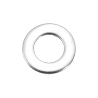 Suleve™ MXSW2 50Pcs Joint Rondelle Plate En Acier Inoxydable Métrique M3/M4//M5/M6/M8