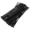 Suleve ZT04 Nylon 250Pcs / 500Pcs 5mm 15/20/25/30/35 / 40cm Noir / Blanc Nylon Attache de câble autobloquante Attache-zi