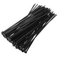 Suleve ZT04 Nylon 250Pcs / 500Pcs 5mm 15/20/25/30/35 / 40cm Noir / Blanc Nylon Attache de câble autobloquante Attache-zi