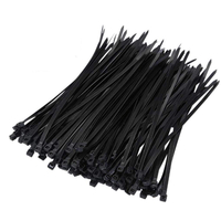 Suleve ZT08 Nylon 250Pcs 8mm 15/20/25/30/35 / 40cm Noir / Blanc Nylon Attache de câble autobloquante Attaches zippées Ré