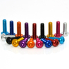 Suleve ™ M3AH13 10pcs M3 × 16mm Vis à six pans creux Vis à tête ronde 7075 en alliage daluminium