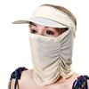 Summer Unisex Women Breathable Vider Top Chapeau de soleil Outdoor Travel Anti-UV Visor Cap