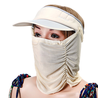 Summer Unisex Women Breathable Vider Top Chapeau de soleil Outdoor Travel Anti-UV Visor Cap