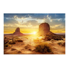 Sun Desert Adhésif Affiche Aquarium Fish Tank Fond Autocollant Décor De Bureau À Domicile