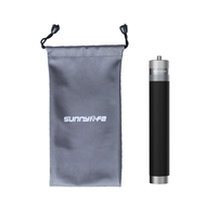 Sunnylife 14.8cm-66cm rallonge pôle rouge / titane alliage daluminium bâton Selfie télescopique pour caméra GoPro9
