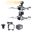 Sunnylife Adaptateur multifonction étendu Support de support de lumière de caméra pour DJI Mini 3 PRO ACTION 2 Insta360