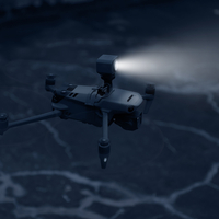 Sunnylife Adaptateur multifonctionnel étendu Support de support de lumière de caméra pour DJI Mavic 3 ACTION 2 Insta360