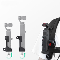 Sunnylife Base dadaptateur pliable pour DJI OSMO Pocket 2 double crochet adaptateur montage connexion sac à dos pin
