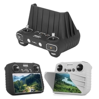 Sunnylife Coque de protection en silicone pour écran avec pare-soleil pour DJI MINI 3 PRO RC Controller