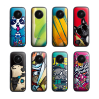 Sunnylife PVC autocollants Film de protection de la peau autocollants anti-rayures accessoires pour Insta360 ONE X2 camé