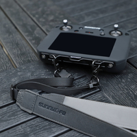 Sunnylife Télécommande Lanière Tour de Cou Cuir PU Boucle de Suspension Réglable Corde pour DJI RC PRO Contrôleur d
