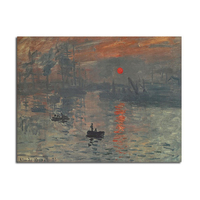 Sunrise Impression Poster Poster Kraft Paper Wall Poster DIY Wall Art 18, 5 pouces X 14 pouces