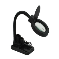 SUNSHINE 110 V / 220 V lentille en verre universelle LED loupe de bureau 5X 10X outil de réparation de loupe de bureau a