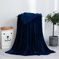 Super King Size Soft Fausse Fourrure Polaire Jet Vison Grand Canapé-Lit Couverture Chaud