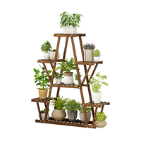 Support à plantes à plusieurs niveaux support de pot de fleur support de rangement de jardin en bois présentoir meubles