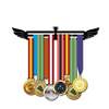 Support daffichage de médaille de cintre de sport pour les décorations courantes de gymnastique de médailles