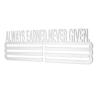 Support daffichage de médaille de support de cintre de médaille dacier inoxydable de 400x120mm