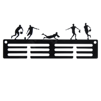 Support daffichage de support de support de médaille acrylique épais de 3 niveaux 5 mm