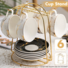 Support darbre de 6 tasses maison cuisine support de tasse à café de table support de rangement organisateur