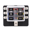 Support de bloc de boîte à fusibles à 6 voies Kit de barre de bus 32 V avec indicateur LED pour bateau de voiture