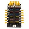 Support de boîte à fusibles de voiture 12 voies 100A avec indicateur LED 12V-32V pour bateau de voiture automatique Mari