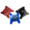 Support de boîtier de protection mural en acrylique rouge / bleu / noir pour Raspberry Pi 4 Model B