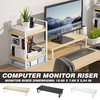 Support de bureau Mackbook multifonctionnel Riser de moniteur Macbook avec organisateur de bureau à étagères à 2 couches