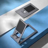 Support de bureau pliable en métal Baseus pour téléphone/tablette Apprentissage en ligne Support de bureau en direct pou