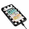 Support de chargeur de voiture sans fil QI de voiture anti-dérapant 5W