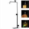 Support de fer Support de lumière Reptile rétro-éclairage Support de lampe de tortue réglable
