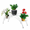 Support de fleur incurvé support de fleur en métal support de plante balcon jardin fleur support de plante bonsa présen