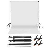 Support de fond en aluminium Kit de système de support de support de fond de studio de photographie