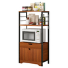 Support de four à micro-ondes à 3 niveaux,  armoire de cuisine,  étagère de rangement,  armoire de rangement,  organisateur