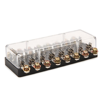 Support de fusible à 8 voies Porte-fusible Bloc de boîte Voiture Auto Véhicule Camion Audio 12V