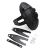 Support de garde-boue protecteur de garde-boue de garde-boue arrière de moto en PVC noir solide