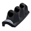Support de jauge de montage à 3 trous pour pilier automatique noir 2 pouces 52 mm