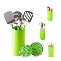 Support de lame de cuisine Support de bloc Tables de cuisson Tube étagère Barre de rangement