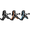Support de mentonnière pour casque de moto PULUZ avec coussinet en silicone pour caméras daction GoPro DJI Osmo