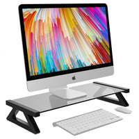 Support de moniteur en verre trempé Support dordinateur portable