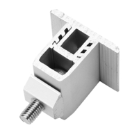 Support de montage de panneau solaire dalliage daluminium de ruban gamme de réglage de 19mm-29mm pour le panne