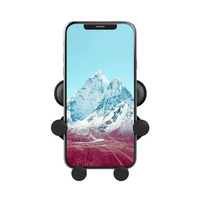 Support de montage de tringlerie de gravité de support de téléphone de voiture mini pour iPhone / XIAOMI/HUAWEI