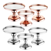 Support de nourriture de petit gâteau de gâteau en métal de 20/25 / 30CM rond décorations de support daffichage de