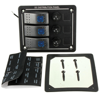 Support de panneau dinterrupteur à bascule en aluminium LED étanche 12V 24V