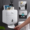 Support de papier hygiénique mural étanche plateau de papier toilette plateau de rouleau organisateur détagère de t