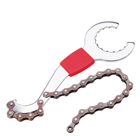 Support de pédalier de bague de verrouillage de vélo de cassette de fouet à chaîne 3 en 1 et dissolvant décrou de b