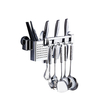 Support de pelle de stockage de cuisine en acier inoxydable ventouse baguettes murales Drain de cuisine Ustensiles de st