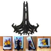 Support de piédestal de photo de cadre photo de chevalet daffichage de taille noire de 4 tailles