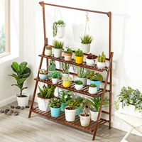 Support de plante de sol pliant à 3 couches pour le bureau à domicile