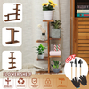 Support de plante en bois à plusieurs niveaux de mode support daffichage de fleurs fleurs extérieures dintérie